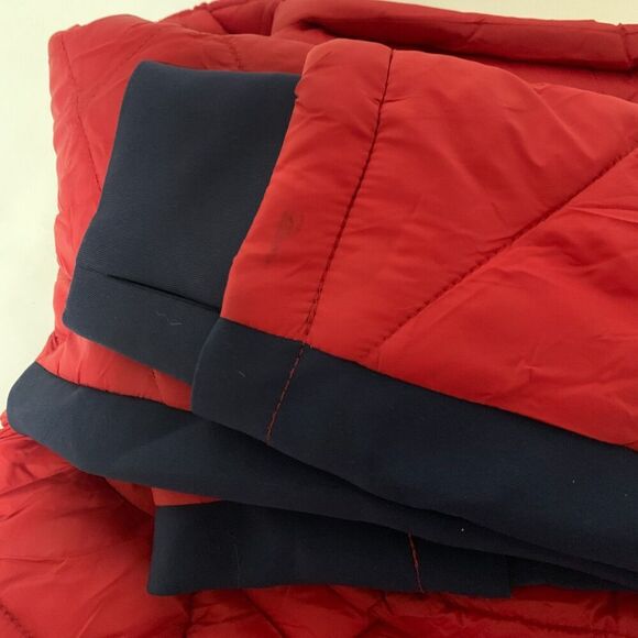 Tommy Hilfiger Women's Packable Hooded Puffer  Lightweight Jacket, RED Size XS - Picture 7 of 16